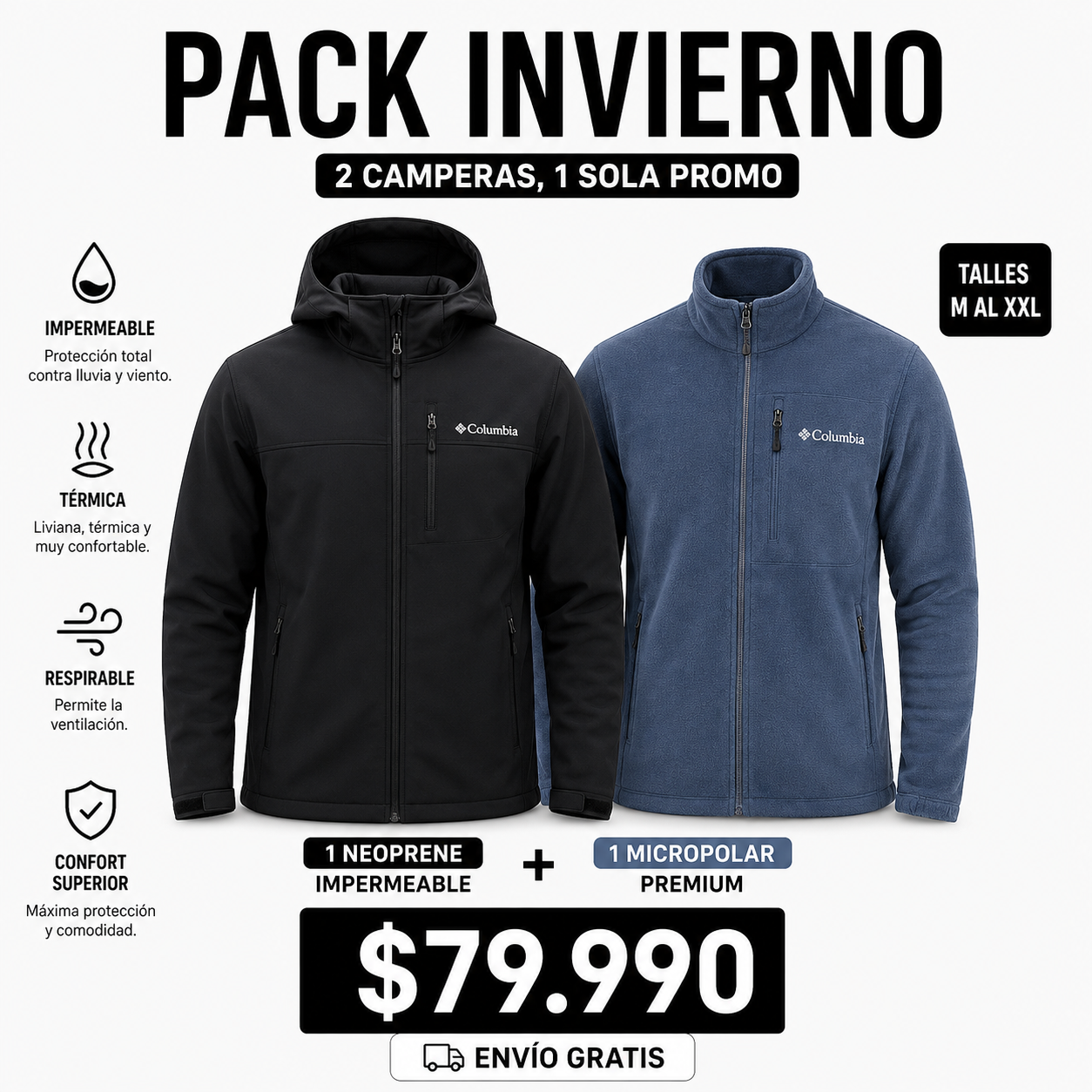 Pack Invierno Neoprene + Micropolar Premium